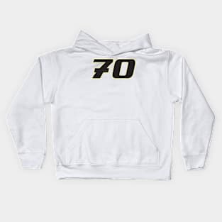 70 (black/yellow) Kids Hoodie